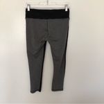 Monrow Leggings Cropped Color Blocked Black Grey Small Photo 2