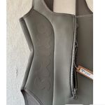 SKIMS Rubbersized Scuba Swim Scoop Neck Onepiece in Gray Chalk, Size XXS Photo 4