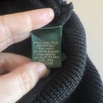 Ralph Lauren Lauren Cotton Blend Horizontal Cableknit Sweater Black Size Small Photo 7