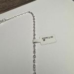 Artsonia Multi Color Art Print Square Silver Tone Necklace Adjustable Length Photo 9