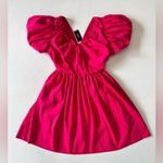 EXPRESS V-Neck Puff Sleeve Poplin Mini Dress size XL NWT Photo 1