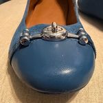 Coach  Blue Suede Leather Flats, Size 8.5 Photo 2
