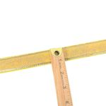 Capezio  Crackled Leather Belt‎ Size M L metallic Gold Distressed Adjustable Photo 8