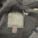 RtA Womens Black Distressed Holes Crewneck Sweatshirt Sz XS Grunge Goth Preppy Photo 2