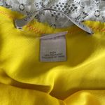 Vintage Victoria’s Secret Yellow White Hot Pink Slip Dress Chemise Size Large Photo 7