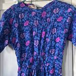 Maggy London Vintage 80s by Jennifer Booher 100% silk Floral dress - Size 10 Photo 1