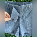 J.Crew - NWOT | Chambray Scalloped Shorts Photo 5