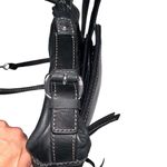 Fossil  Black Leather Crossbody Wallet Bag Purse Photo 2