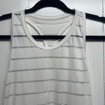 Women's Scoop Neck Racerback Tank Top Size Small Lightweight Activewear Training White Photo 1