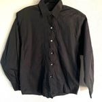 Wrangler Vintage Womens Large Embroidered Black Long Sleeve Shirt Aztec Detail Photo 0