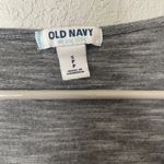 Old Navy  gray short sleeve Henley with scoop neck Photo 1