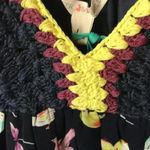 Chelsea and Violet WO SZ LG CROCHET BODICE SHEER TOP Photo 3