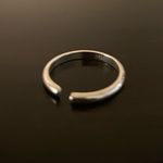 Small .925 Sterling Silver Adjustable Pinky Ring Photo 2