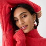 J for Justify New Jcrew Ribbed‎ mockneck sweater in Supersoft yarn Photo 2