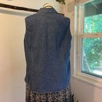 Cherokee Vintage 90s Cotton Denim Button Down Sleeveless Tank Top Shirt Size 22W Photo 3