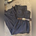 Denim Midi Dress Blue Photo 1