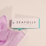 Seafolly NWT  X Revolve Shine On Fixed Tri Bikini in Lilac Photo 3