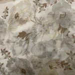 Liz Claiborne Collection Beige Floral Silk Blouse Shirt Set Womens Size Large Tan Photo 12