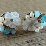 Anthropologie  cluster floral earrings Photo 0