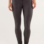 Lululemon  Wunder Under Legging Herringbone Grey Black Size 4 Athletic Yoga Pant Photo 0