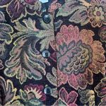 Dress Barn Vintage Tapestry Women’s Multicolor Floral Jacket Blazer Small Photo 1