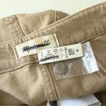 Madewell NWT  Curvy Emmett Wide-Leg Crop Pant: Welt Pocket Edition Drill Khaki Photo 4