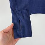 Lululemon  Rest Less Ribbed Long Sleeve Crewneck Stretch in Brilliant Blue Med. Photo 3