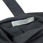 D. Exterior Black Jumpsuit Deep V Photo 6