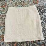 Knit Cream Skirt Photo 2