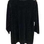 Chico's Chico’s Travelers Floral Velour Oriental Inspired Silk Blend Blouse Size 2 (L) Photo 5