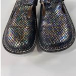 Alegria ALG-715 Mary Jane Clogs Women's 41 Black Iridescent Leather Comfort Photo 7
