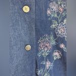 Alfred Dunner Alfred‎ Dunner Plus Size Jacket Stretch Country Denim Embroidered Floral NWOT 16 Photo 8
