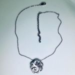 Custom Made Vintage Monogram Charm Necklace Silver Photo 1