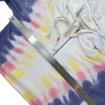 Wildfox Cropped Partial Zip Hadley Hoodie Tie Dye in Edelweiss Wash Photo 5