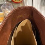 Vintage 70’s boho western Stevie Nicks festival camel leather Brazil boots Brown Size 6.5 Photo 11