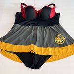 Torrid  Harry Potter‎ Hogwarts Crest One Piece Underwire Swim Dress 4X Photo 5