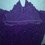 Morgan Taylor Evening dress silk beaded long sleeve V-neck vintage size 8 Photo 6