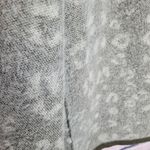Gibson Latimer  GREEN GRAY LEOPARD PRINT EYELASH FUZZY KNIT HEAVY WEIGHT CARDIGAN Photo 6