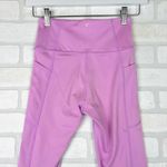 Victoria's Secret Lavender High Waist Pocket Capri Activewear Leggings Size 4 Photo 8