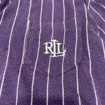 Lauren Ralph Lauren Purple Pinstripe Pajama Set Size M Long Sleeve Button Top Pa Size M Photo 5