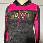 Body Instinct1X ladies pullover gray and hot pink hoodie Size 1X Photo 3