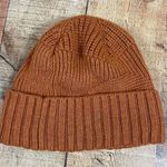 Adidas One Size Fits Most Knit Burnt Orange Rust Ribbed Knit Beanie Outdoor Photo 3