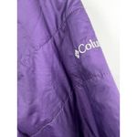 Columbia Omni Coat Heat Full Zip Rain Long Sleeve Blue Size Small Womens Photo 4