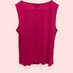 Dana Buchman Cute pink sleeveless metallic beaded collar jewel-look flowy top  Photo 3