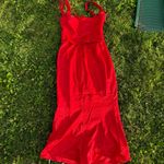 House Of CB NWT Valencia Duchess Satin Corset Midi Dress Photo 7