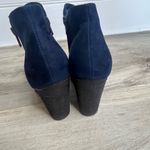 Carlos Santana Hacey Navy Blue Ankle Boots Side Zip Women’s Sz 7 M 3.5 Inch Heel Photo 10