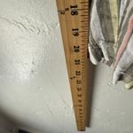 Liz Claiborne Striped Linen Blend Crop Pants XXL Drawstring Hem Summer Casual Photo 5