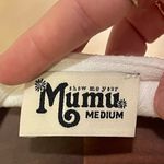 Show Me Your Mumu  Audrina White Ruffled Blouse Surplice Flutter Slv Linen Blend Photo 6