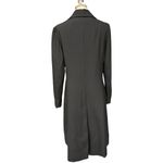 Belk Vintage ’s Black Long Button Front Winter Coat Fits Modern Size 10 EUC Photo 3