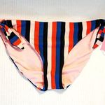 Kate Spade Bikini Bottoms Multicolored Stripes Side Tie Bow REVERSIBLE Sz S NWT Photo 0